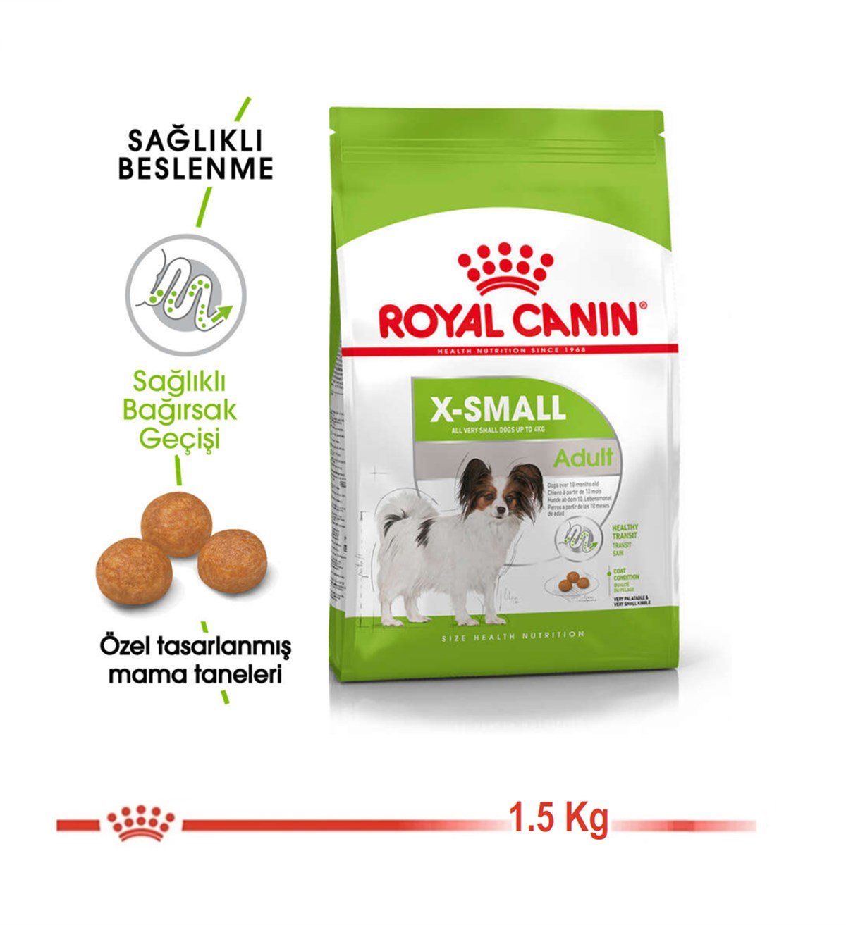 Royal Canin X-Small Adult Mini Irk Yetişkin Köpek Maması 1.5 Kg
