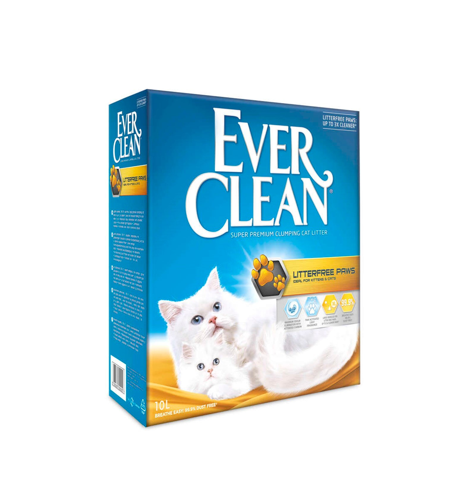 Ever Clean Litterfree Paws Patilere Yapışmayan Topaklanan Kedi Kumu 10 lt