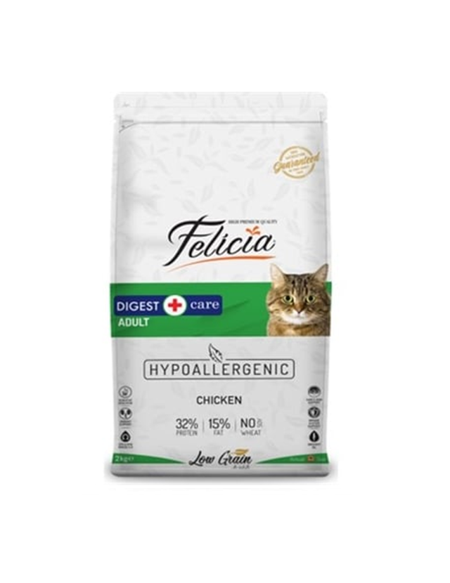 Felicia Düşük Tahıllı Hypoallergenic Tavuklu Yetişkin Kedi Maması 2Kg