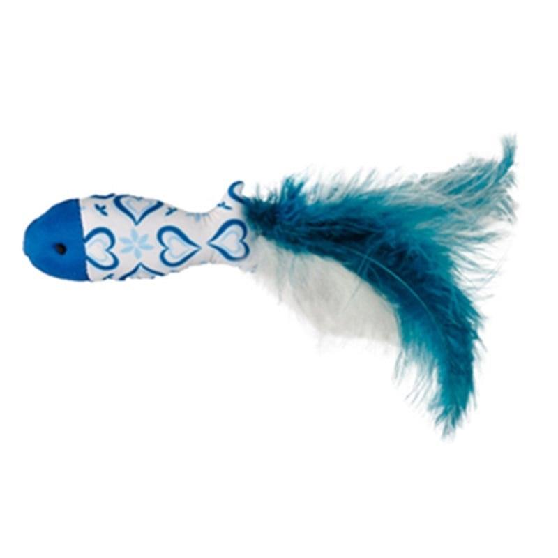 Flamingo Tüylü Balık Kedi Oyuncağı