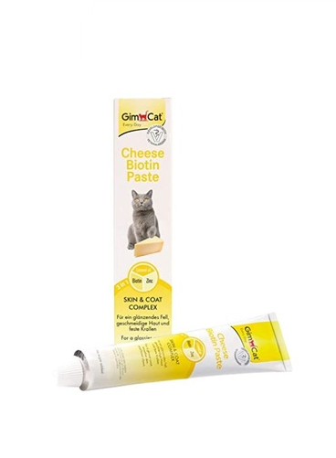 GimCat Cheese Biotin Tüy Sağlığı Kedi Peynirli Paste Macunu 50 Gr