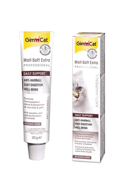 Gimcat Malt Soft Extra Pasta Kıl Topu Önleyici 20 Gr