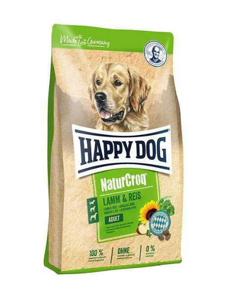 Happy Dog NaturCroq Kuzu Etli Köpek Maması 15Kg+3Kg