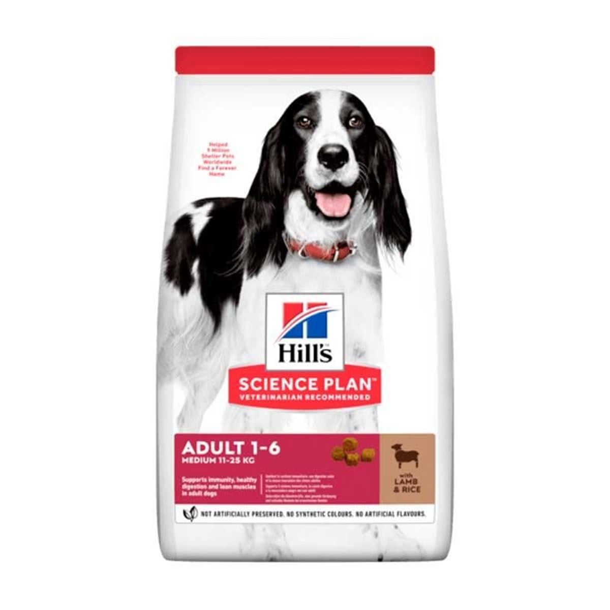 Hill's Adult Lamb Kuzu Etli Orta Irk Yetişkin Köpek Maması 14kg