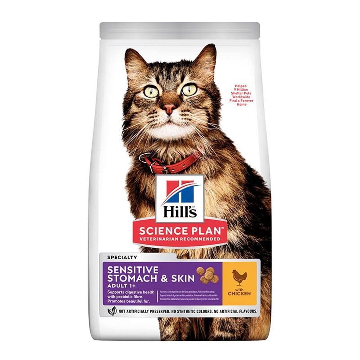Hill's Sensitive Skin Tavuklu Yetişkin Kedi Maması 1.5kg