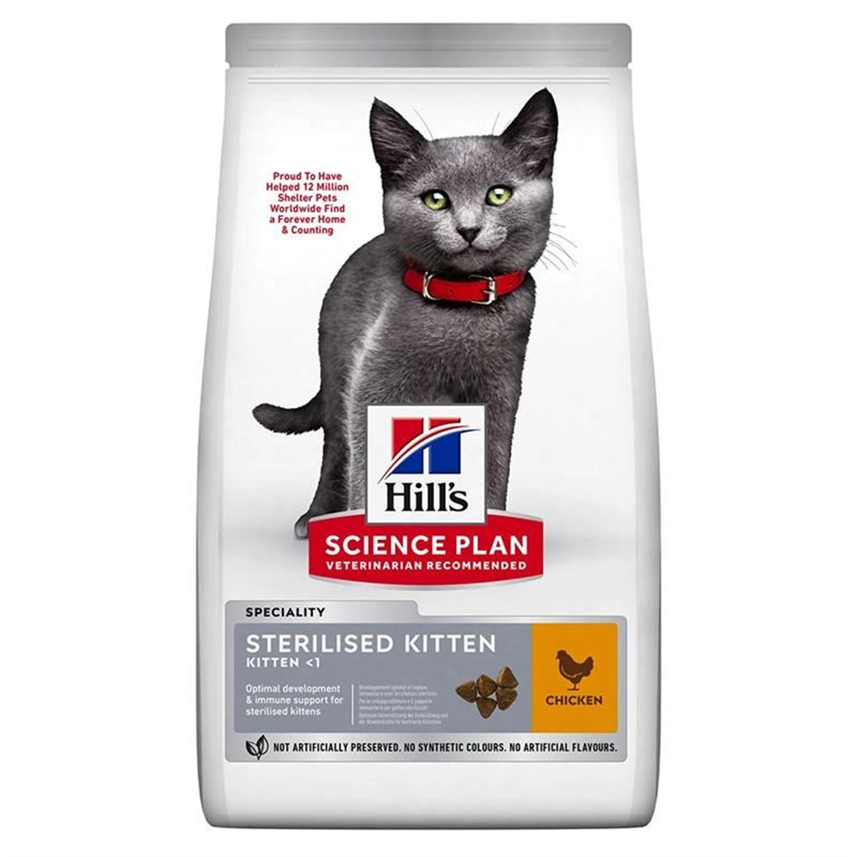 Hills Sterilised Kitten Tavuklu Kısırlaştırılmış Yavru Kedi Maması 1,5 kg