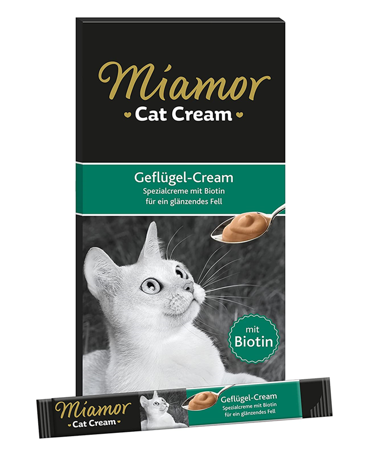 Miamor Geflügel Cream Tavuklu Biotin Krem Kedi Ödülü 6 x 15 Gr