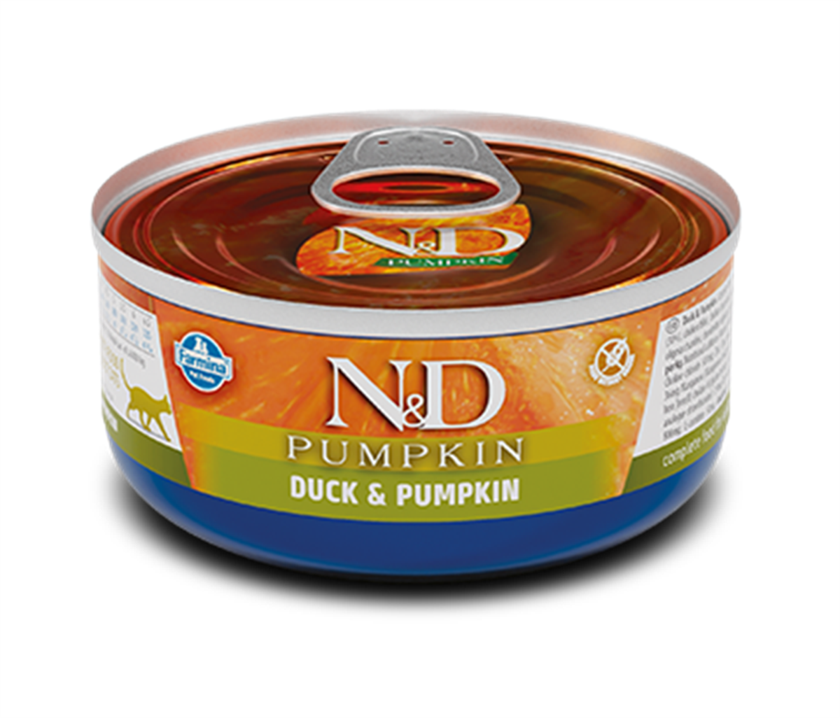 ND Pumpkin Ördekli ve Balkabaklı Tahılsız Yetişkin Kedi Konservesi 70 Gr