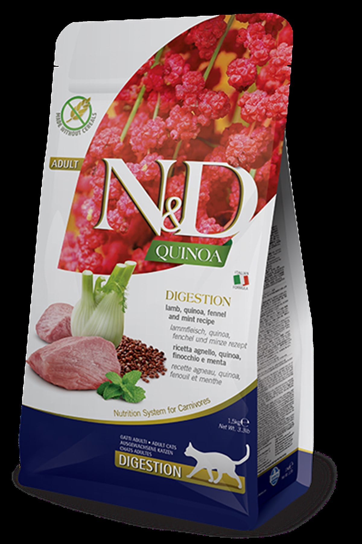 N&D QUINOA DIGESTION KUZULU VE SARIMSAKLI 1,5 KG