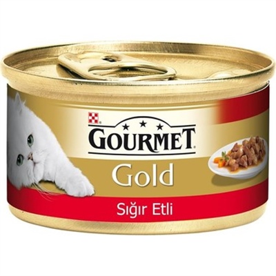 Parça Etli Sığır Etli Kedi Konservesi 85 Gr X 24 Adet