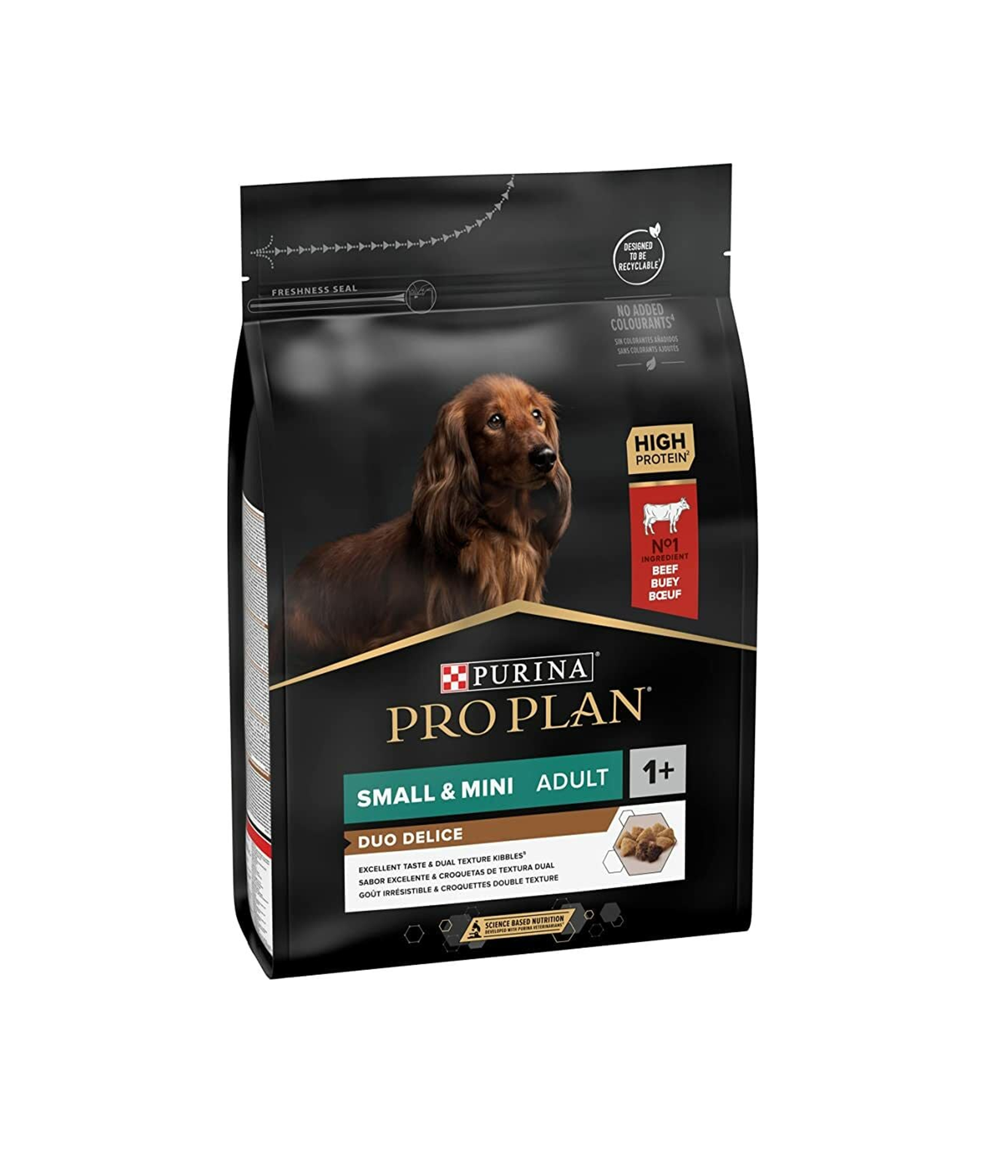 Pro Plan Duo Delice Small Parça Biftek Etli Mini Irk Yetişkin Köpek Maması 2,5kg