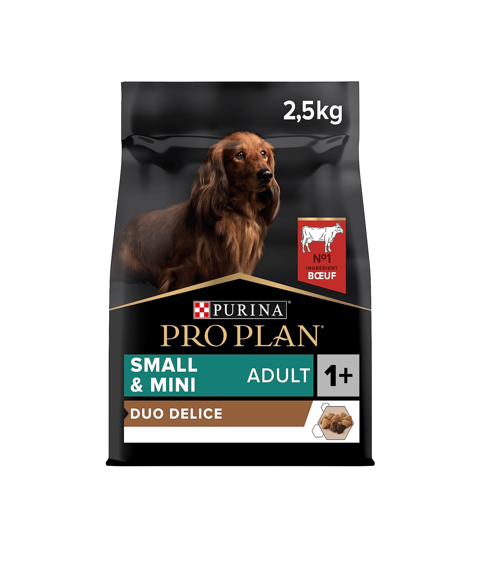 Pro Plan Duo Delice Small Parça Biftek Etli Mini Irk Yetişkin Köpek Maması 2,5kg