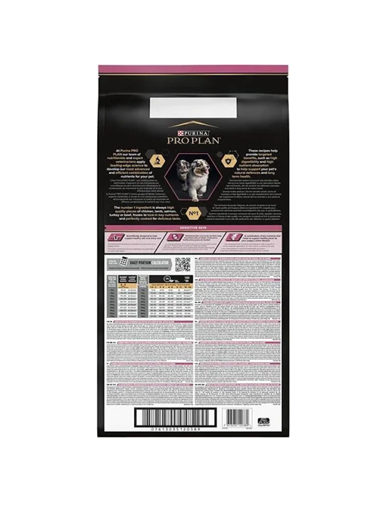 Pro Plan Medium Puppy Sensitive Skin Somonlu ve Pirinçli Orta Irk Yavru Köpek Maması 3kg