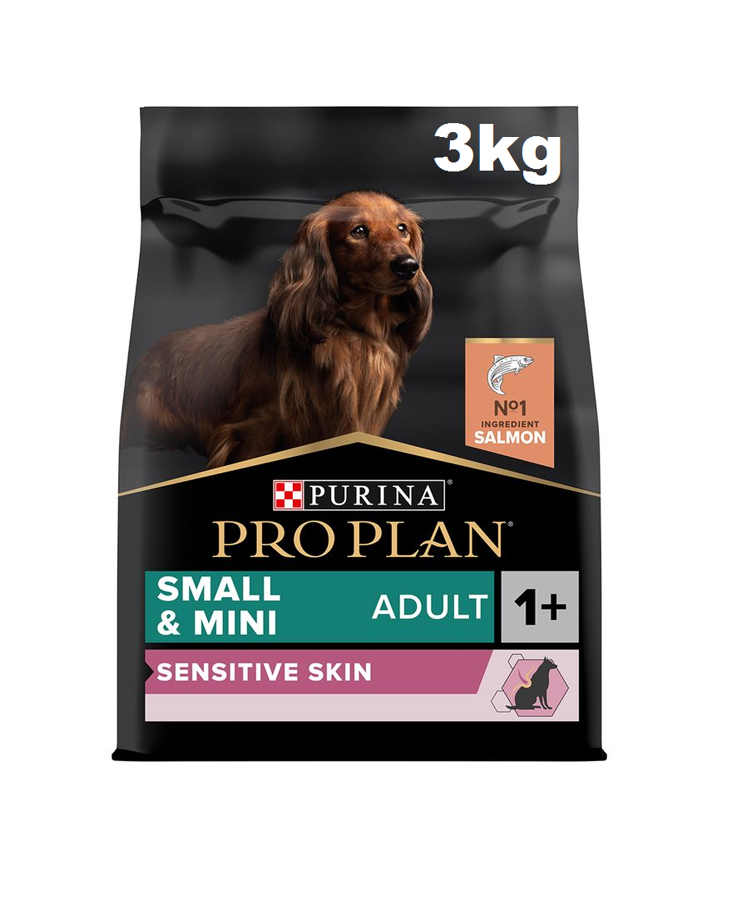 Pro Plan Small & Mini Sensitive Skin Somonlu ve Pirinçli Mini Irk Yetişkin Köpek Maması 3kg