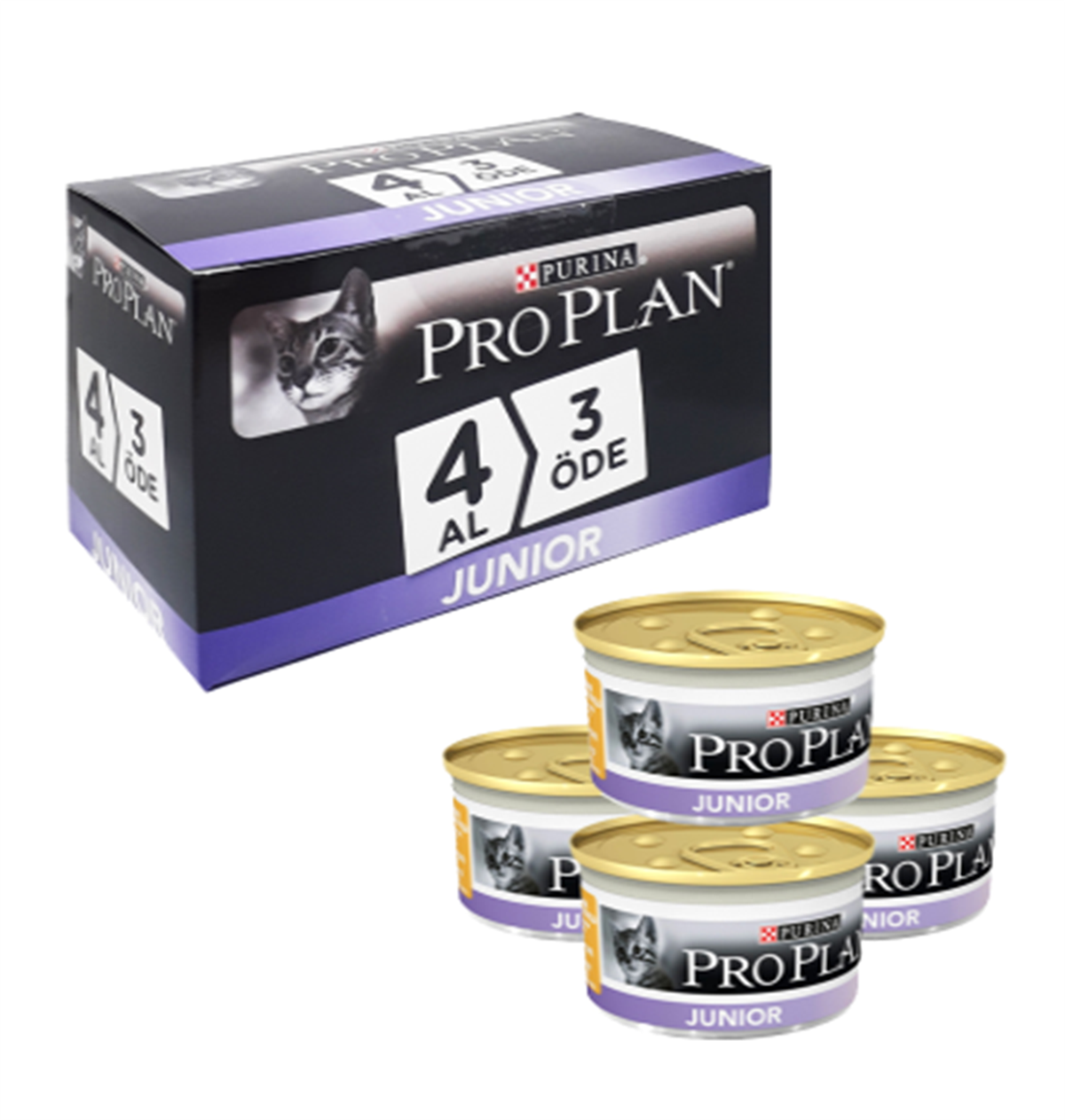 Pro Plan Tavuklu Yavru Kedi Konservesi 85 Gr 4 Al 3 Öde