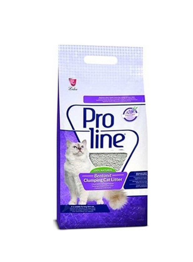 Proline Lavanta Kokulu Bentonit Topaklanan Kedi Kumu 5 lt