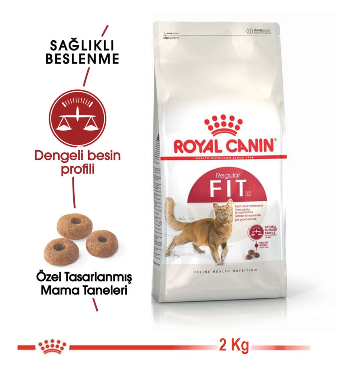 Royal Canin Fit 32 Yetişkin Kedi Maması 2 Kg