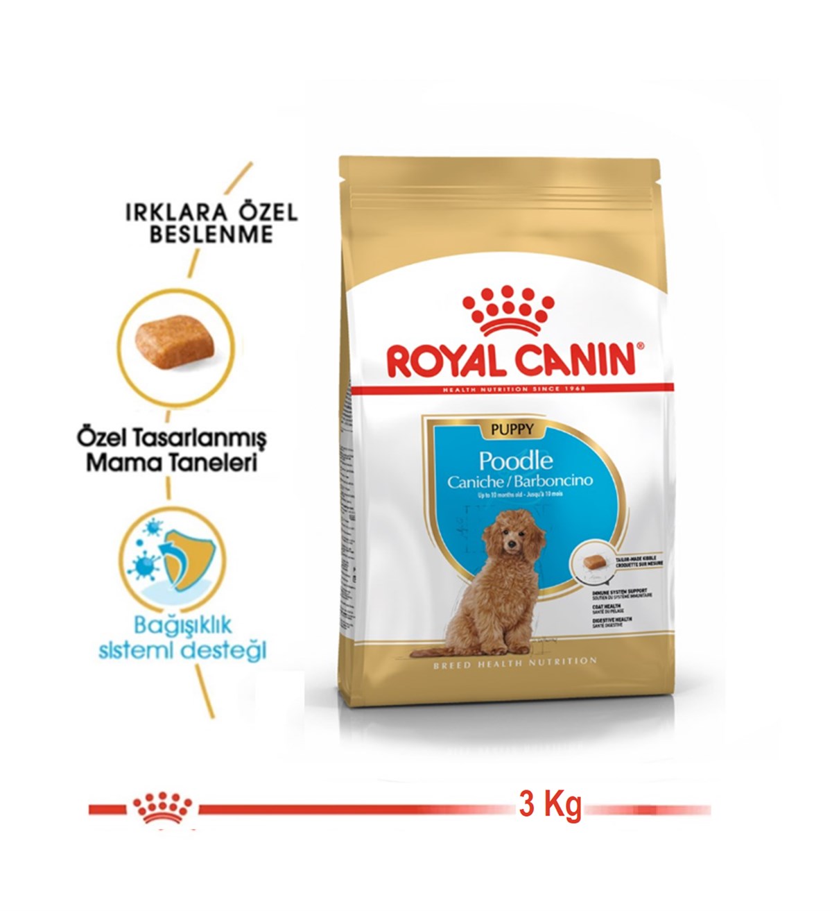 Royal Canin Poodle / Caniche Puppy Yavru Köpek Maması 3 Kg
