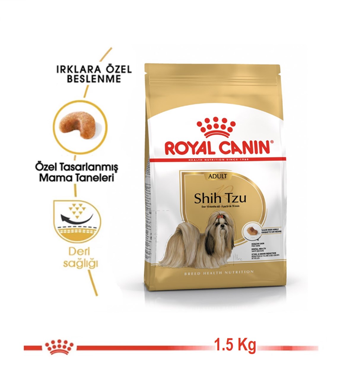 Royal Canin Shih Tzu Adult Yetişkin Köpek Maması 1.5 Kg