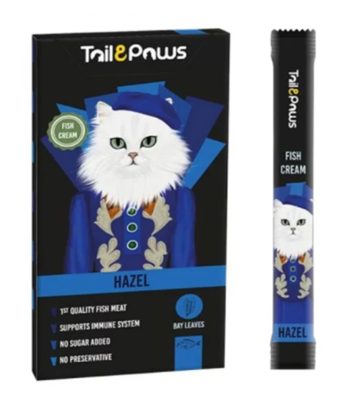 Tail Paws Hazel Somonlu Krema Kedi Ödül Maması 5x15 Gr