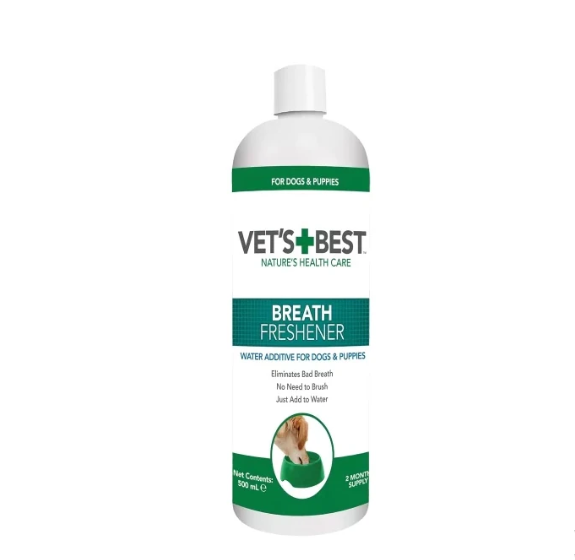 VET'S BEST Köpekler için Nane ve Karanfil Özlü Ağız Bakım Suyu 500ml