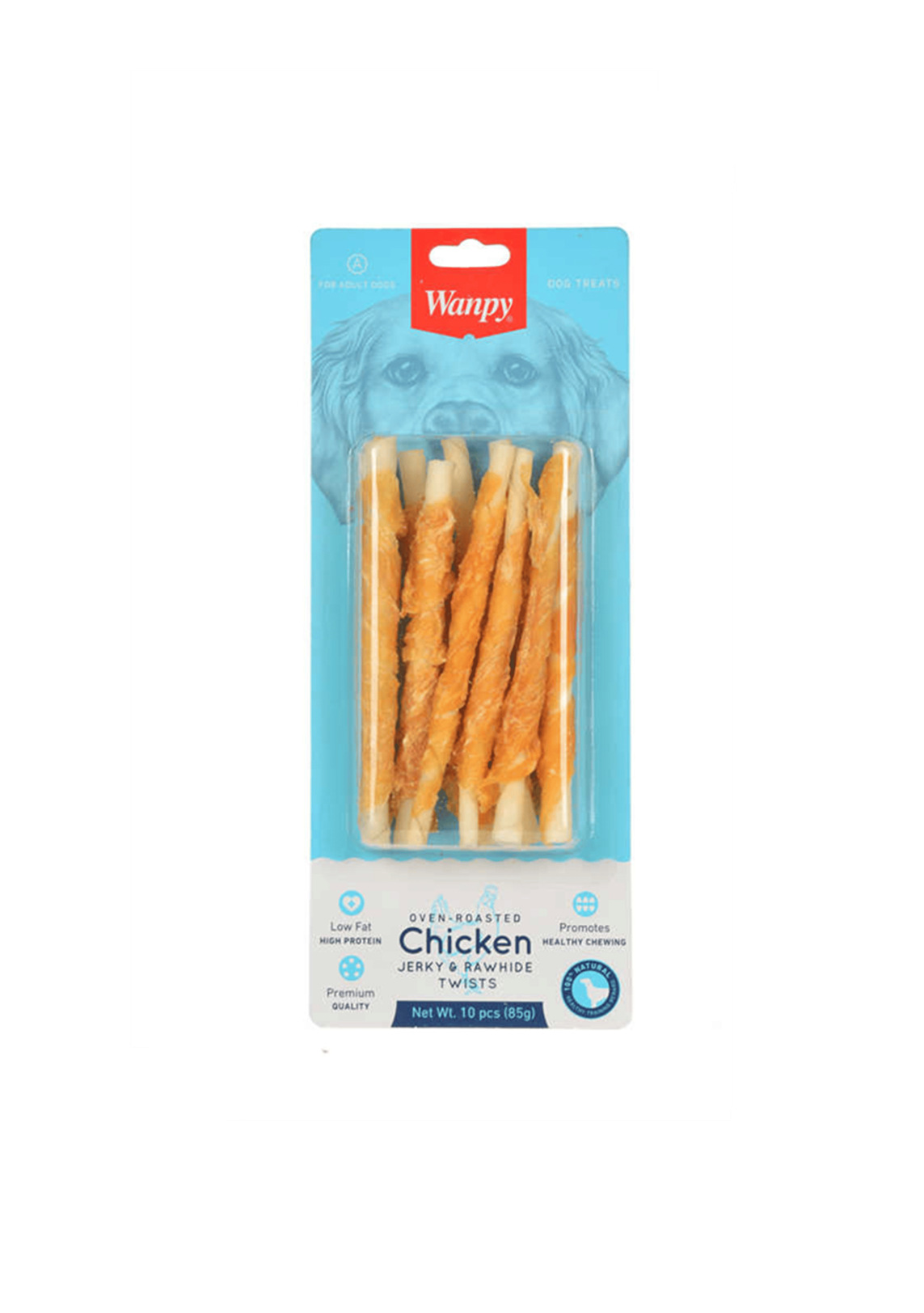Wanpy Tavuk Sargılı Çiğneme Çubukları Köpek Ödülü 85 Gr