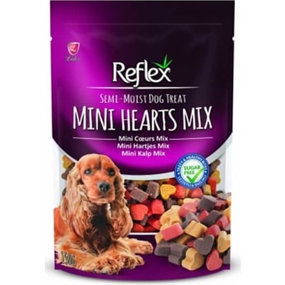 Yarı Yumuşak Ödül Maması Mini Kalp Mix 150 Gr