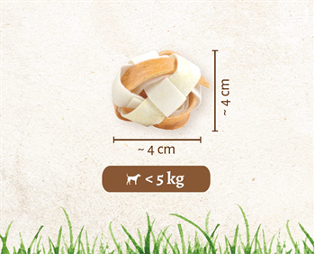 8in1 Delights Chicken Balls XSmall Tavuklu Köpek Ağız Bakımı Çiğneme Topu 36 Gr.