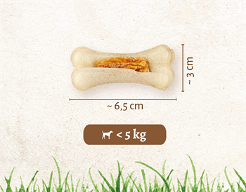 8in1 Delights Chicken Bones Strong XSmall Tavuklu Köpek Ağız Bakım Kemiği 140 Gr