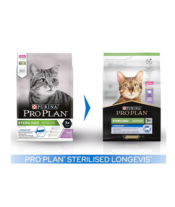 Pro Plan 7+ Hindili Kısırlaştırılmış Yaşlı Kedi Maması 3 Kg.