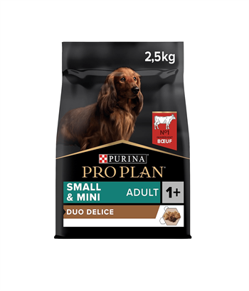 Pro Plan Duo Delice Small Parça Biftek Etli Mini Irk Yetişkin Köpek Maması 2,5kg