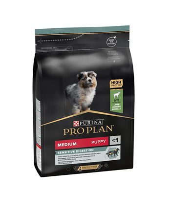 Pro Plan Medium Puppy Sensitive Digestion Kuzulu ve Pirinçli Orta Irk Yavru Köpek Maması 3kg