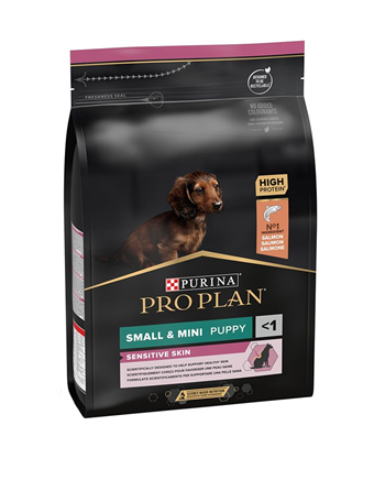Pro Plan Small & Mini Puppy Sensitive Skin Somonlu Mini Irk Yavru Köpek Maması 3kg