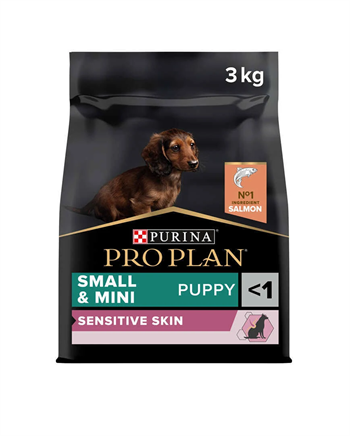 Pro Plan Small & Mini Puppy Sensitive Skin Somonlu Mini Irk Yavru Köpek Maması 3kg
