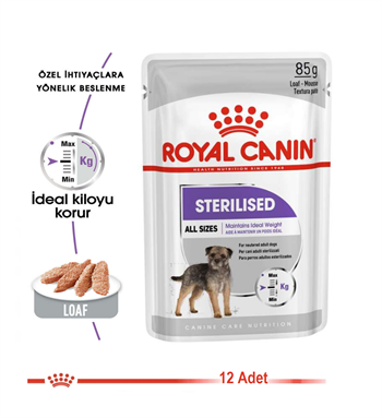 Royal Canin Ccn Sterilised Loaf Yaş Köpek Maması 85 Gr