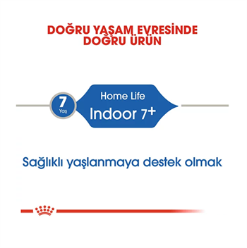 Royal Canin Indoor +7 - 7 Yaş Üzeri Kedi Maması 3.5 Kg.