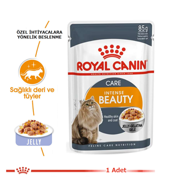 Royal Canin Intense Beauty Jelly Pouch Kedi Maması 85 Gr 1 Adet