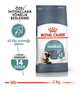 Royal Canin Hairball Care Tüy Yumağı Kontrolü Yetişkin Kedi Maması 2 Kg