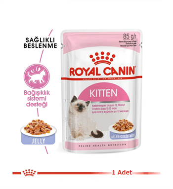 Royal Canin Kitten Jelly Pouch Yavru Kedi Maması 85 Gr. 1 Adet