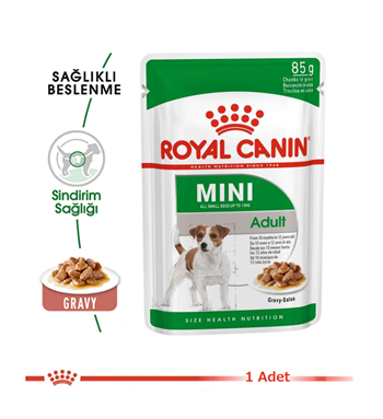 Royal Canin Mini Adult Pouch Konserve Köpek Maması 85 Gr. 1 Adet