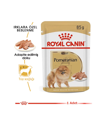 Royal Canin Pomeranian Pouch Yetişkin Yaş Köpek Maması 85 Gr