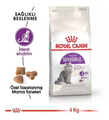 Royal Canin Sensible Sindirim Hassasiyetli Yetişkin Kedi Maması 4 Kg