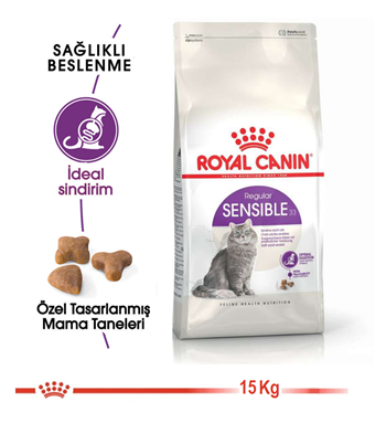 Royal Canin Sensible Sindirim Hassasiyetli Yetişkin Kedi Maması 15 Kg