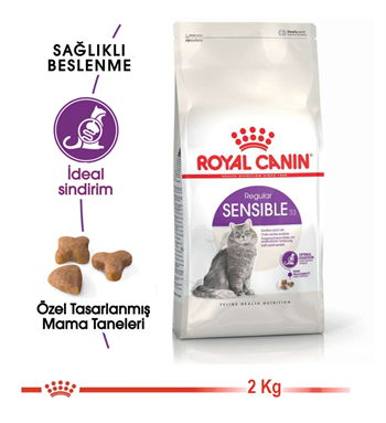 Royal Canin Sensible Sindirim Hassasiyetli Yetişkin Kedi Maması 2 Kg