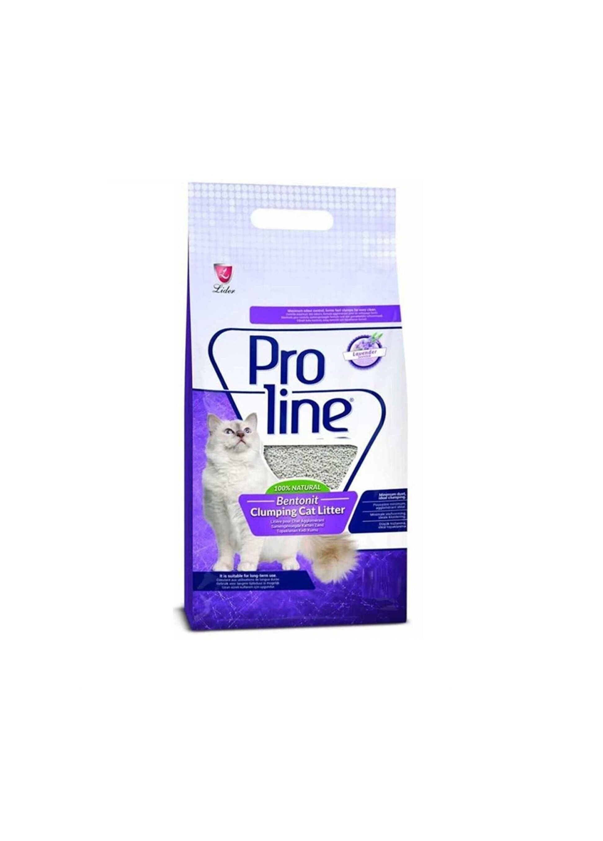 Proline Lavanta Kokulu Bentonit Topaklanan Kedi Kumu 10 lt