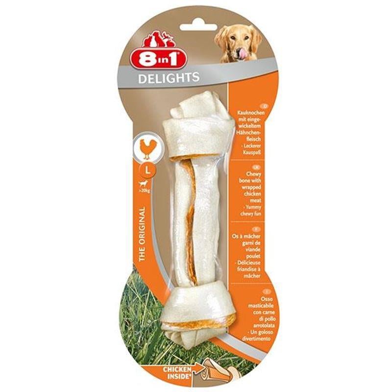 8in1 Delights Bones Köpekler İçin Ağız Bakım Kemiği Large