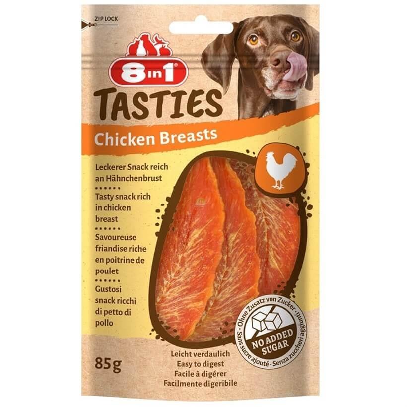 8in1 Tasties Chicken Breast Tavuk Göğsü Köpek Ödülü 85 Gr