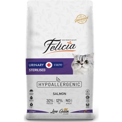 Az Tahıllı Sterilised Somonlu Kedi Maması 12 Kg