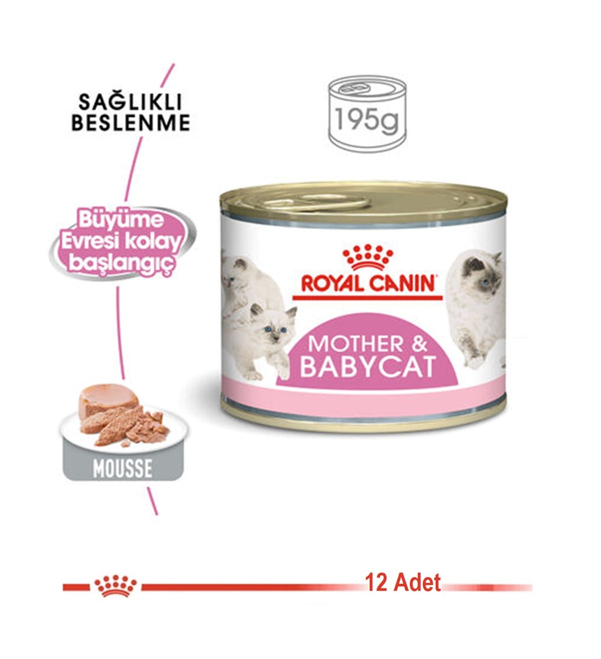 Babycat Instinctive Yavru Ve Anne Kediler İçin Konserve 195 Gr