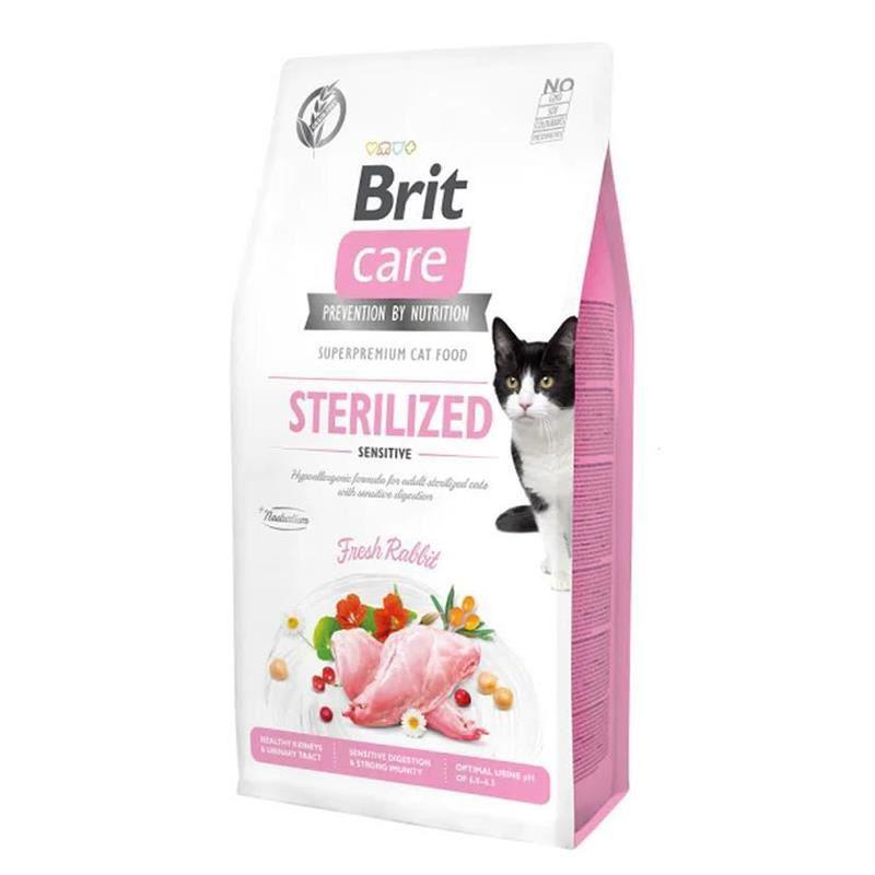 Brit Care HypoAllergenic Sindirim Sistemi Destekleyici Tahılsız Kısırlaştırılmış Kedi Maması 2kg